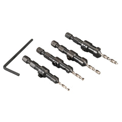 Conjunto de Broca Escareadora para Madeira 4 Peças Makita
