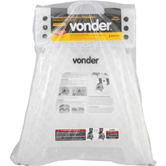 Banqueta Plástica Dobrável 360 mm Transparente Vonder