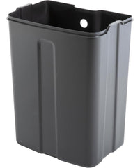 Lixeira Retangular 12 Litros Inox Cinza Vonder