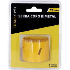 Serra Copo 57 mm Aço Rápido Bimetal Tradestar