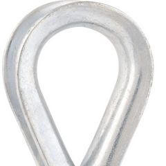 Anilha para cabo de aço 1/4" leve galvanizada Vonder