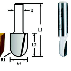 Fresa Ponta U Haste 8 mm x 40 mm D-68270 Makita