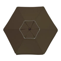 Ombrellone Madeira Cobertura Pvc 2,00 M Marrom Bel Lazer