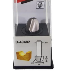 Fresa Ponta U 5/8" Haste 1/4" D-49482 Makita
