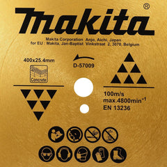 Disco de Corte Diamantado 400 x 25.4 mm D-57009 Makita
