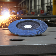 Disco Flap 180 mm G50 Fibra Cônico Azul Aço e Inox Tradestar