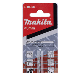 Broca TCT Multimateriais 3 mm x 70 mm Makita