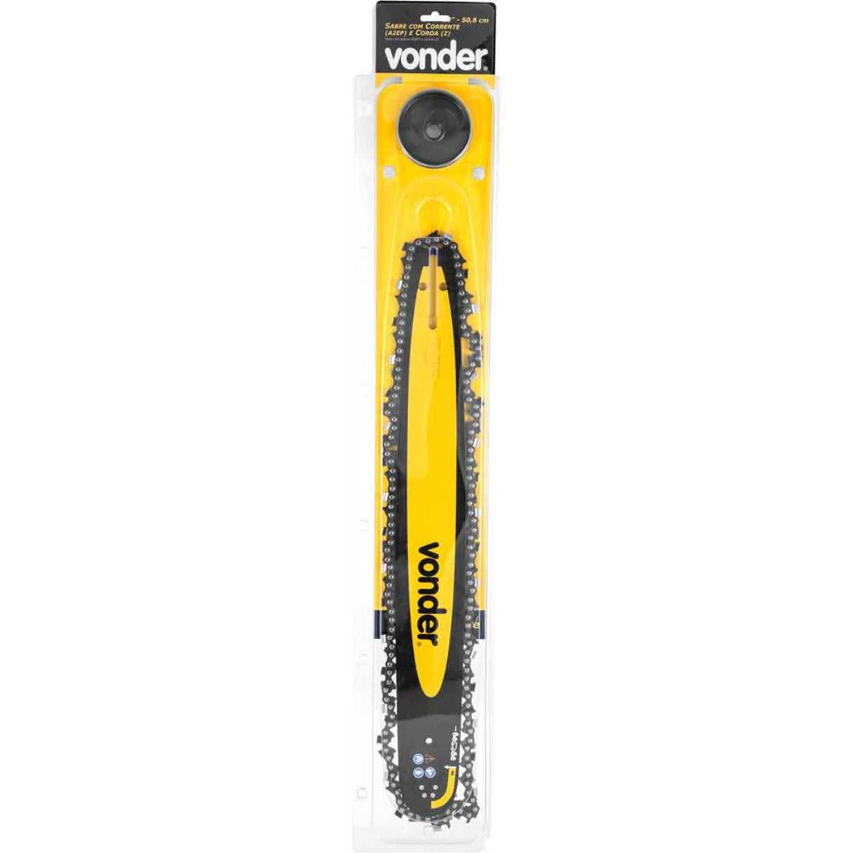 Sabre de 20'' 50,8 cm c/ Corrente (A2Ep) e Coroa (Z) Vonder
