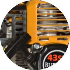 Motor Gasolina Buffalo 1,7CV 43cc 2T c/Embreagem p/Roçadeira
