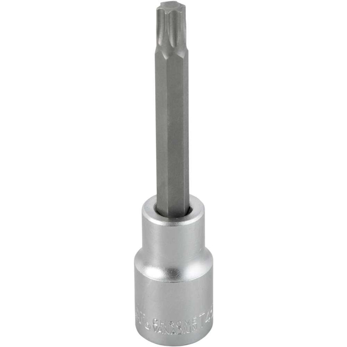 Soquete Hexalobular Encaixe 1/2'' Longo T45 Vonder
