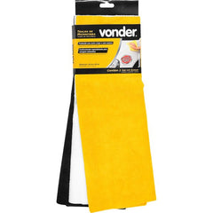 Toalha Microfibra 40X40cm 300Gsm 3 peças Vonder