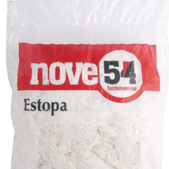 Estopa branca 150g para polimento - Nove54