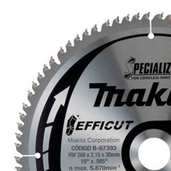 Disco Serra 80 Dentes 260 mm x 30 mm B-67393 Makita