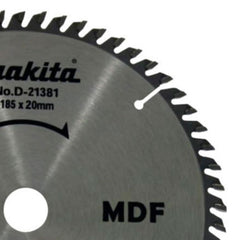 Disco Serra 60 Dentes 185 x 20 mm D-21381 Makita
