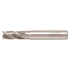 Fresa Topo Aço Rápido 6mm 4 Cortes Reto 6mm Din 844 Vonder