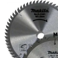 Kit Discos Serra Circular 1/4" Madeira/MDF D-21406 Makita
