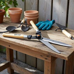 Tesoura Jardim 10'' Cabo Madeira Tradestar