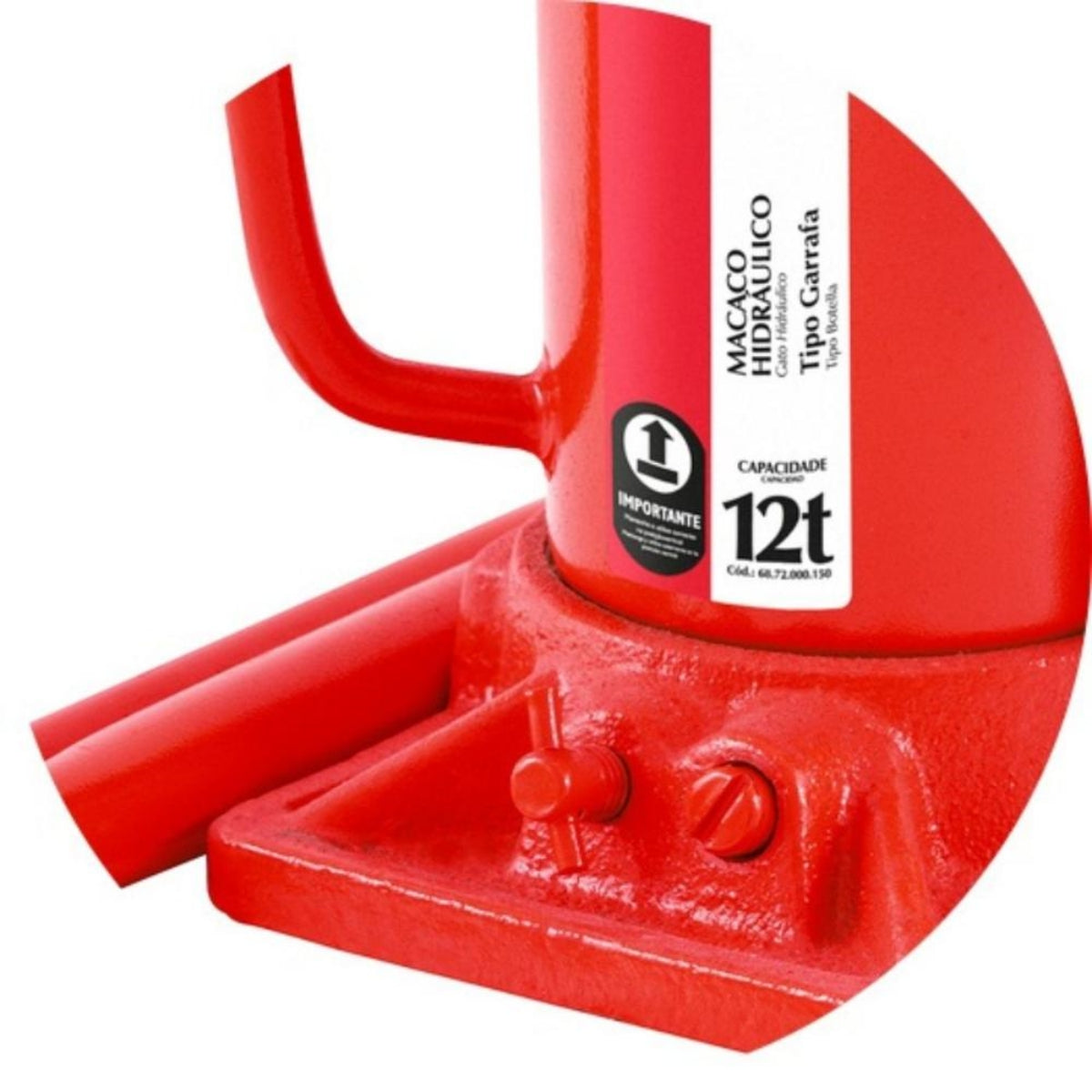 Macaco hidráulico garrafa 12 toneladas 1 estágio - Nove54 - Guimepa