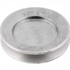 Polia alumínio 120mm 1 canal perfil b Vonder