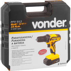 Parafusadeira/furadeira À Bateria 12v Carreg BIV Auto Vonder