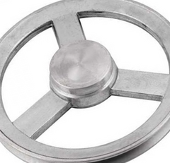 Polia Alumínio 180mm 1 Canal Perfil A Vonder