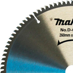 Disco Lâmina Serra TCT 260 mm x 25,4 mm 100T D-03414 Makita