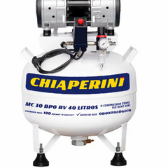Motocompressor Odontológico s/Óleo 40L MC10 220V Chiaperini
