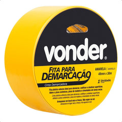 Fita para demarcação de solo 48mmx30m amarela Vonder