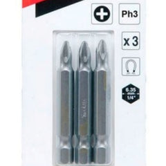 Ponta Bits Conjunto 3 Peças Ph 3-50 mm Makita