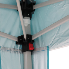 Tenda Gazebo Dobrável Alum. 3,00 X 3,00 m Turquesa - Mormaii