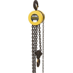 Talha Manual 1 Ton Elevação 3m Vonder com Corrente Gancho