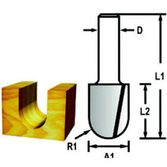 Fresa Ponta U Haste 8 mm x 41,3 mm D-68286 Makita