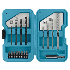 Kit Brocas Bits Conjunto de 17 Peças D-40200 Makita Metal Madeira Concreto