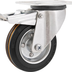 Rodizio Giratório Freio 4 Média 88kg Chapa Borra Vonder