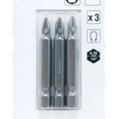 Ponta Bits de Torção (3 Peças) Hexagonal 5,0-50 mm Makita