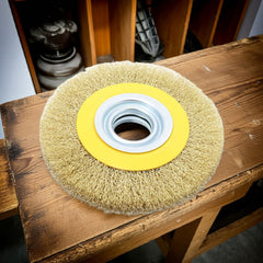 Escova Circular 6 x 1/2'' Aço Latonado Ondulado Tradestar