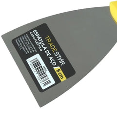 Espátula 8 cm Aço Cabo Plástico Tradestar