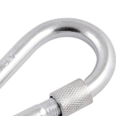 Mosquetão Com Trava Roscada 6x60mm Leve Galvanizado  - Vonde