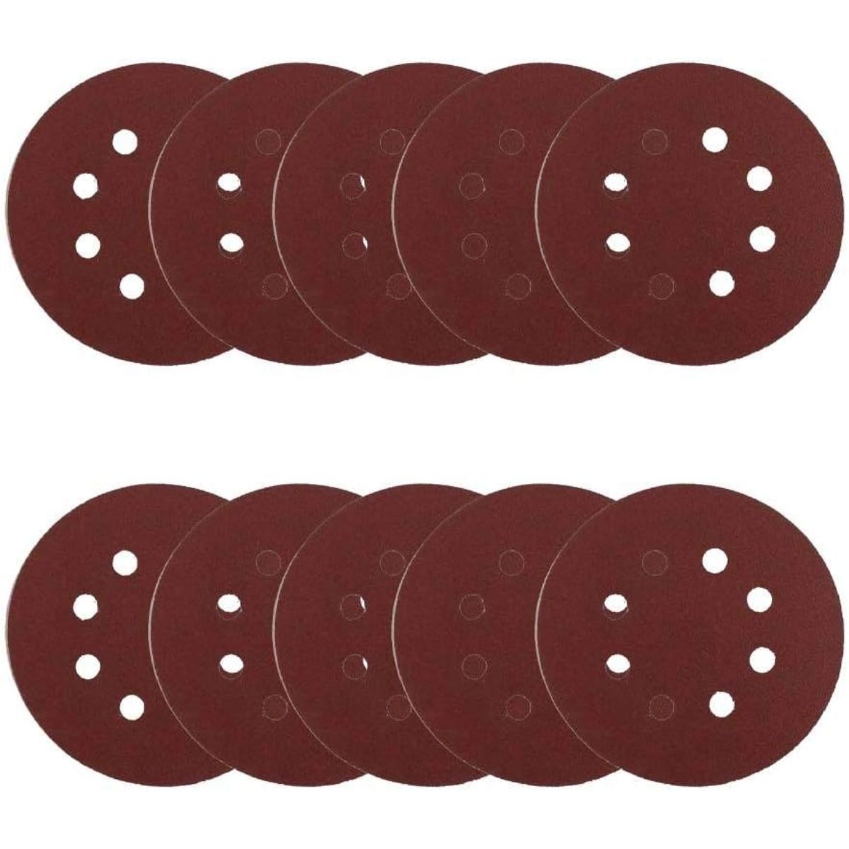 Discos de Lixa 125 mm Grão 80 Embalagem com 10 Unidades D-54156 Makita