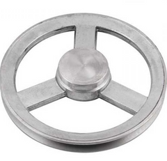 Polia Alumínio 180mm 1 Canal Perfil A Vonder