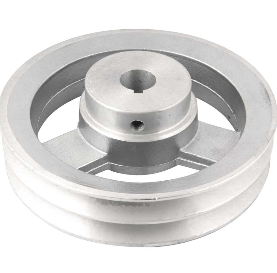 Polia Alumínio 2 Canais Perfil A 150mm com Furo 3/4" Vonder