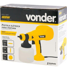 Aplicador Pintura Elétrica 2,6mm HVLP PEV400 127V Vonder