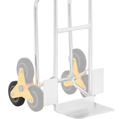 Roda para Carrinho de Carga Vonder CCV 0100 CCV 0150 6" 152mm 25kg Eixo 12mm Borracha Preta