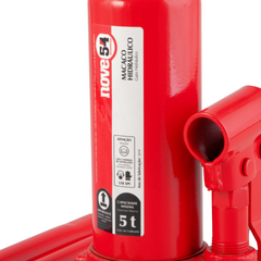 Macaco hidráulico garrafa 5 toneladas 1 estágio - Nove54