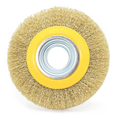 Escova Circular 6 x 3/4'' Aço Latonado Ondulado Tradestar
