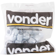 Cone para Chumbador CBV Rosca 3/8" NC Vonder Aço Carbono Zincado 100 Unidades Fixação Estrutural