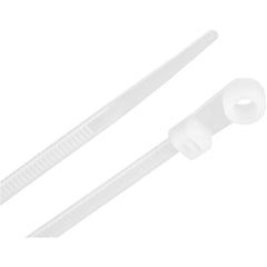 Abraçadeira Nylon para Parafusos 200 x 3,6 Branca 100 Peças Vonder