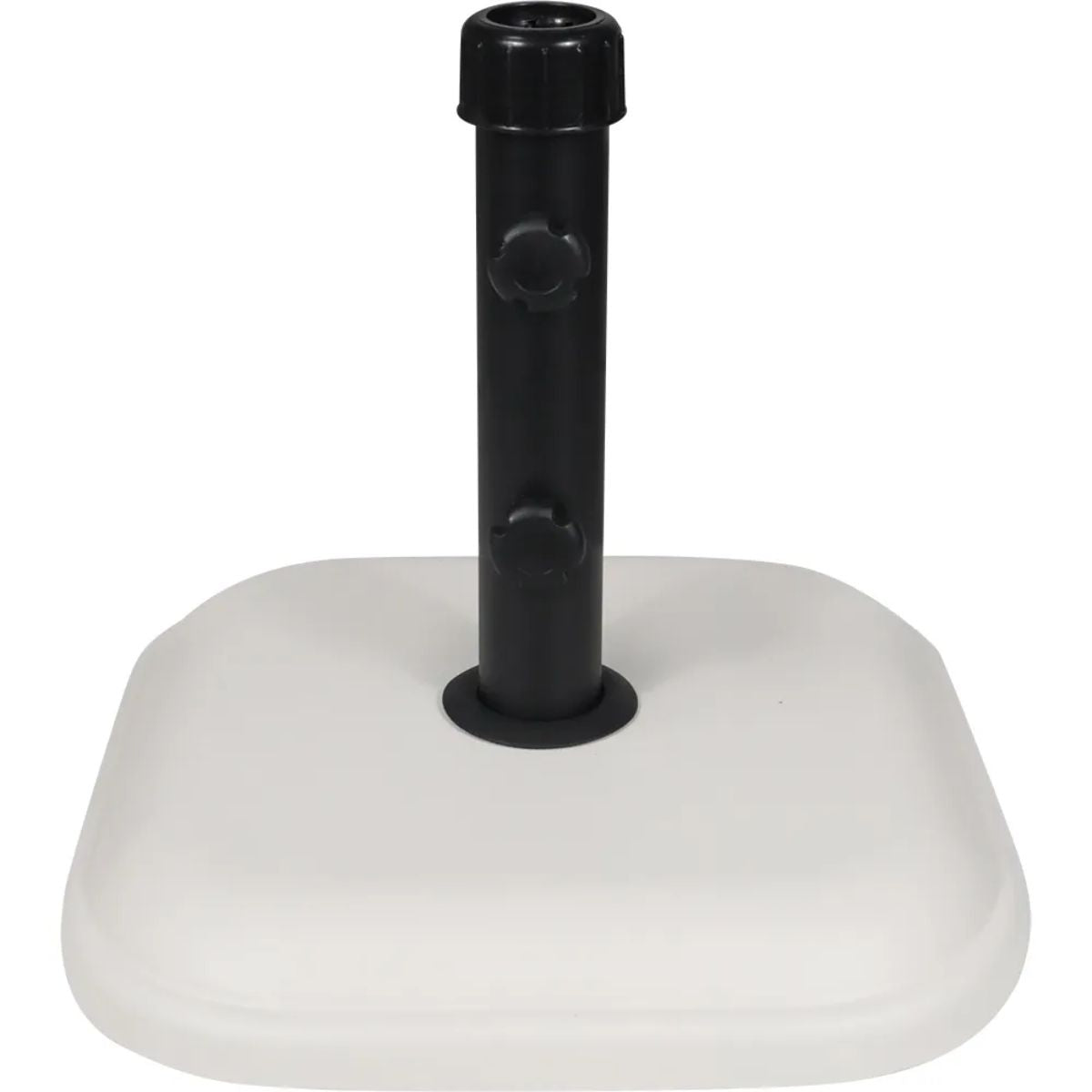 Base Ombrellone em Concreto Quadrada 11kg Branco - Bel Lazer