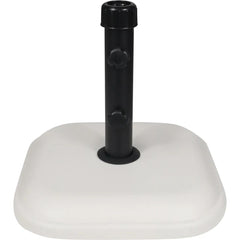Base Ombrellone em Concreto Quadrada 11kg Branco - Bel Lazer