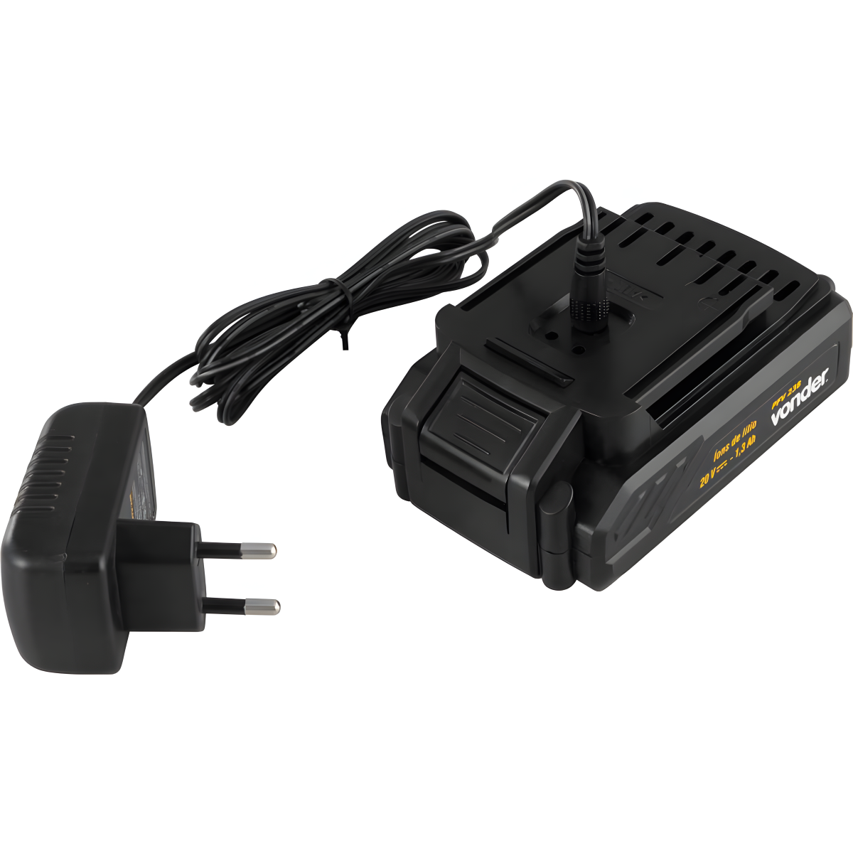 Parafusadeira e Furadeira à Bateria 20V Vonder PFV 238 Bivolt Automática para Carregamento Rápido - Guimepa